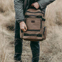 Dropshipping Men Rustic Backpack Multi-functional Laptop Backpack Outdoor Adventure Rucksacks for Riding Mountaineering