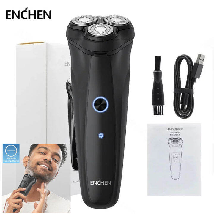 ENCHEN Warrior Electric Shaver For Men Type-C USB Rechargeable Cordless ...