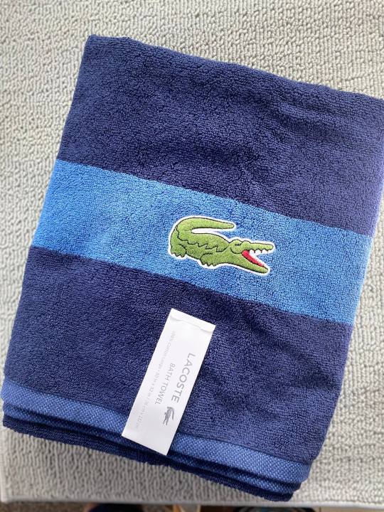 Lacoste, Bath, Lacoste Bath Towel Nwt 3 X 52 00 Cotton