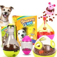 【WNING small pet】ชามลูกบอลของเล่นสำหรับสัตว์เลี้ยงอาหารสุนัขแมวแบบโต้ตอบ,ของเล่นสัตว์เลี้ยงตลกเขย่ากล่องใส่อาหารรั่วของเล่นถ้วยน้ำสัตว์เลี้ยงเครื่องป้อนช้าสุนัขแมว