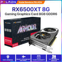 Peladn Gaming RX6500XT 8G 6nm Graphics Card GDDR6 64-Bit Dual fan Cooling Edition 4K HD Display Video Card for Office Home Game Activities