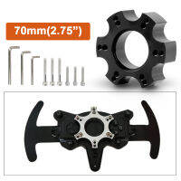 อลูมิเนียม70มม. พวงมาลัย Spacers Adapter สำหรับ Thrustmaster T300RS 13-14นิ้ว Racing รถพวงมาลัยเกมเปลี่ยน