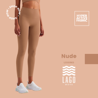 [LAGO Legging] - สี Nude กางเกงออกกำลังกาย กางเกงกีฬา ขายาว เลกกิ้ง