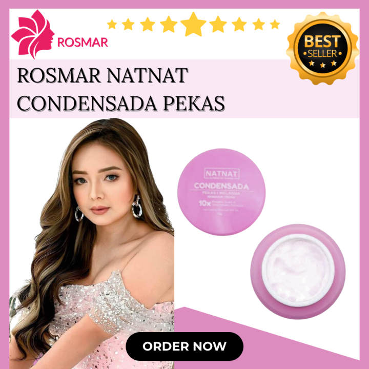 Rosmar Natnat Condensada Pekas Melasma Remover Cream Acne Dark Spots 10g Lazada Ph