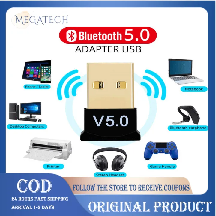 【Local stock】Bluetooth Device Receiver Bluetooth USB Adapter 5 .04.0