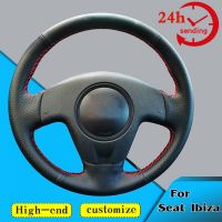 【YF】 Custom Car Steering Wheel Braid Cover Non-slip 100  Fit For Seat Ibiza 2004 2006 Auto Interior Accessories Wrap