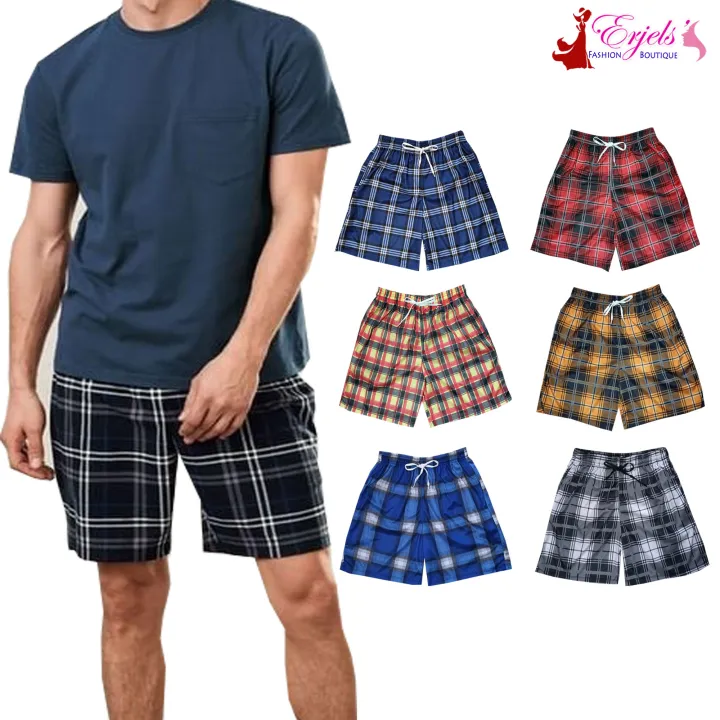 Checkered Shorts for Men Drifit With Two Side Pockets Lazada PH