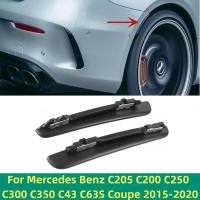 รถ Fender Flare Extension ล้อคิ้วด้านหลังกันชนสำหรับ Benz C205 C200 C250 C300 C350 C63S Coupe 2015-2020