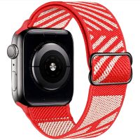 {TATLLr}สายรัดไนลอนสำหรับ Apple Watch Band 44มม. 42มม. 45มม. 41มม. 38มม. 40มม. 44มม. สร้อยข้อมือ Correa สายนาฬิกา IWatch Serie 3 5 6 Se 7 Band