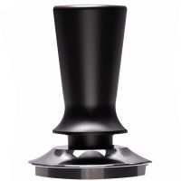 51/53/58mm Calibrated Espresso Tamper  Calibrated Coffee Tamper with Spring Aluminum Handle Stainless Steel Flat Base Coffee Mat Cables