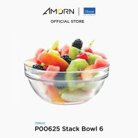 AMORN - (Ocean)  P00625  Stack Bowl  -  ชามสเต็กโบว์  ชามดินเนอร์เเวร์ ชามโอเชี่ยนกลาส 6 นิ้ว