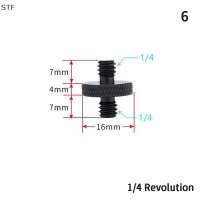 STF 3/8 "ถึง1/4" สกรูยึดเกลียวตัวผู้กับตัวเมียตัวแปลงแผ่นยึดขาตั้งกล้อง