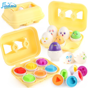 Funslane bé học giáo dục đồ chơi trứng thông minh hình dạng màu sắc phù