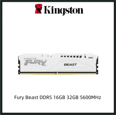 Kingston Fury Beast DDR5 16GB 32GB 5600MHz RAM Gaming Desktop Memory White