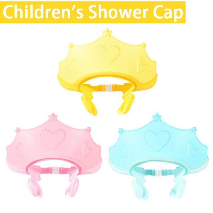 Adjustable Baby Shower Soft Cap Hair Wash Hat For Kids Ear Protection