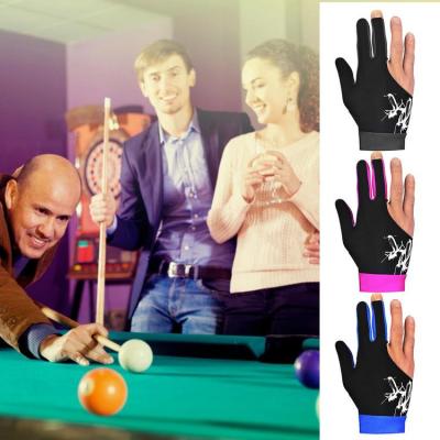 Tennis Gloves 3 Finger Gloves Breathable Stretch Spandex Pool Gloves Professional Comfortable Gloves Adjustable Ambidextrous Gloves For Left &amp; Right Hand 3 Finger elegance