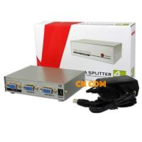 2-port VGA Splitter 1 PC To 2 Monitors VGA SVGA XGA LCD Video Splitter Box