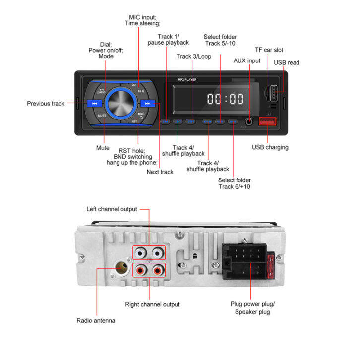 ซินซู-เครื่องเล่น-mp3ในรถยนต์รองรับบลูทูธเครื่องระบุตำแหน่งดิสก์-u-เครื่องขยายเสียงวิทยุพร้อมรีโมทคอนโทรล