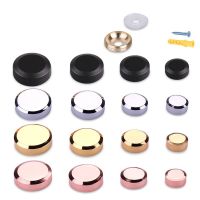 4PCS Billboard Decoration Nails Glass Fasteners Mirror Fixing Screws Zine-alloy Screw Covers Furniture Hardware Accessories