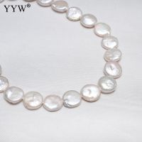 YYW High Quality Cultured Potato Freshwater Pearl Beads natural white 11-12mm Approx 0.8mm Sold Per Approx 15.3 Inch Strand