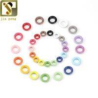 Metal Alloy Garment Eyelets Multicolor Scrapbook Eyelet Inner Dia. 4MM/8MM Craft Sewing DIY Accessory 50sets  Pliers