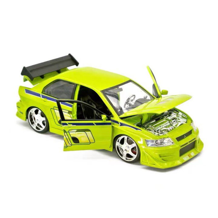 1-24-mitsubishi-lancer-evolution-evo-ของเล่นรถโลหะผสม-diecasts-amp-ของเล่นรถรุ่น-miniature-scale-รุ่นรถของเล่นสำหรับเด็ก