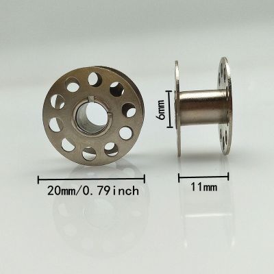 Holiday discounts 10-25PCS Stainless Steel Metal Boins Spool Sewing Craft Tools Sewing Machine Boins Spool For Brother Singer AA8269-1