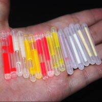 【YF】✣  20pcs/bag 4.5x40mm Fishing Float Fluorescent Lightstick Night Rod Lights Dark Stick