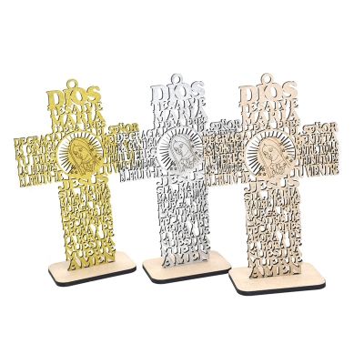 Handmade for Cross Religious for Cross Decor Wooden for Cross Home Decor Hand Ca