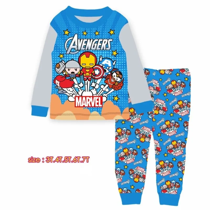 Boys Kids Children Pajamas Marvel Superhero Spiderman Ironman