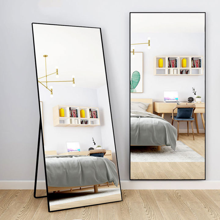 【Warranty】European style mirror Floor mirror Simple mirror Standing ...