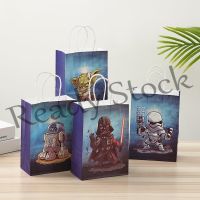 【hot sale】 ▨ B41 [In Stock]New Star Wars Themed Paper Bag 21x15x8cm Gift Bag Candy Bag Star Wars Themed Party/Birthday Party Paper Bag