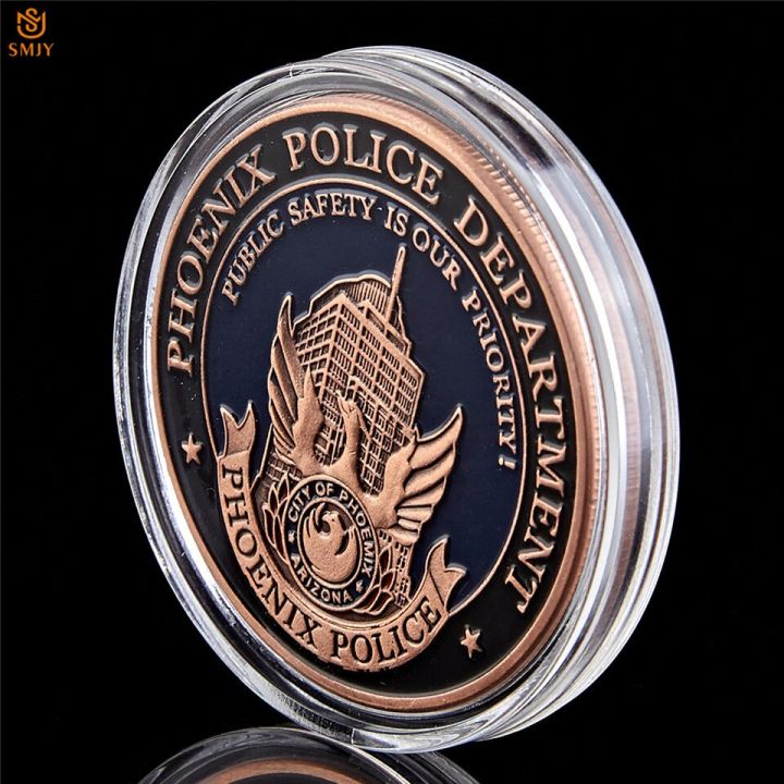 hot-ticket-usa-phoenix-police-the-arangel-st-michael-bronze-token-us-ท้าทายของสะสมเหรียญ