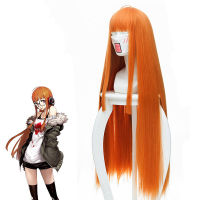 Anime Persona 5 Futaba Sakura Wig Cosplay Costume Women Long Synthetic Hair Halloween Party Role Play Wigs Wig Cap