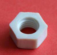 30pcs M3 M4 M5 M6 M8 hexagon nuts corrosion resistance PP plastic female screw white color