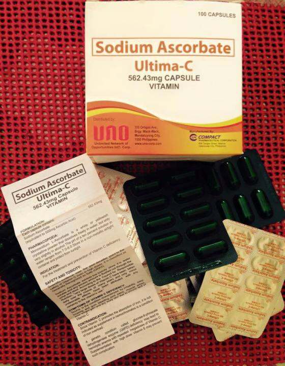 ULTIMA C 30 capsules ng pampagana kumain for adults and kids, Vitamins