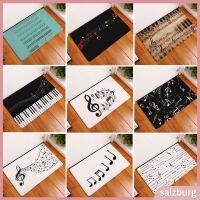 (salzburg) raya 2023 Music Note Piano Print Non-slip Door Mat Pad Kitchen Bathroom Carpet Rug Decor