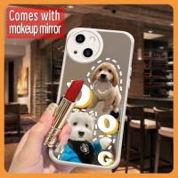 dustproof originality Phone Case For iphone14 Mirror surface texture tulip Little Fresh literature Raised lens Hangings