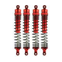 4Pcs Metal Shock Absorber Front and Rear Shock Absorber Shock Absorber for Losi LMT 4WD Solid Axle Monster Truck 1/8 RC Car Upgrade Parts 1