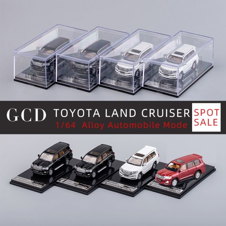 gcd-1-64-toyota-land-cruiser-lc200-red-gray-diecast-model-car