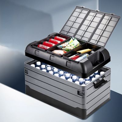 hotx 【cw】 ATsafepro Car Storage Boxes Folding Large Capacity 40L 60L 70L Organizer Interior Supplies