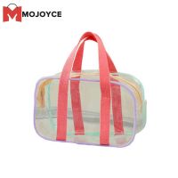 MOJOYCE Summer Beach PVC กระเป๋าถือใส Travel Jelly Waterproof Large Wash Bag