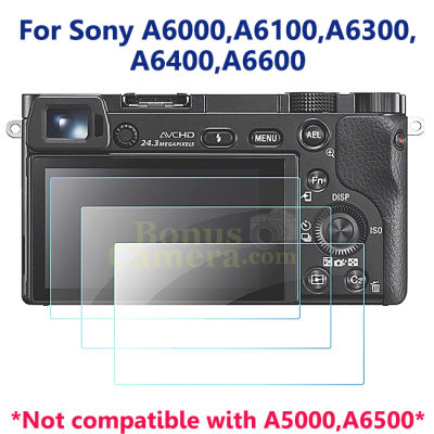 GSP-A6000 แผ่นกระจกกันรอยจอ LCD สำหรับกล้องโซนี่ A6000,A6100,A6300,A6400,A6600,A5000 Sony Screen Protector ***ไม่สามารถใช้กับ A5100,A6500***