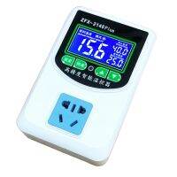 Intelligent Temperature Controller Electronic Thermostat with LED Display and Socket for Greenhouse(2200W,)