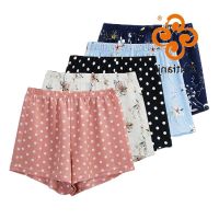 COD ETPZ1CS V SHOP Fashion floral chiffon summer floral beach shorts women shorts loose beach polka dot girls shorts plus size M30240