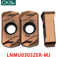 10P LNMU0303ZER-MJ LNMU 0303 ZER MJ สองด้านเปิดหยาบ Fast Feed Milling แทรก CNC เครื่องกัดโลหะเครื่องมือสำหรับ LNMU03