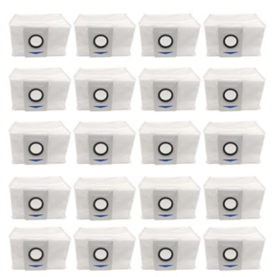 20PCS Dust Bag Replacement for ECOVACS DEEBOT X1 OMNI TURBO Vacuum Cleaner High Capacity Leakproof Dust Bag Accessories
