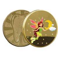 【CC】♝  Coin Durable Gold Plated Commemorative Multi-Purpose Childrens Change