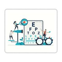 【ATG】 Snellen Chart Eye ExamPad แผ่นยางกันลื่น BaseMousepad อุปกรณ์เสริม Optometrist Optician OfficePC Mat