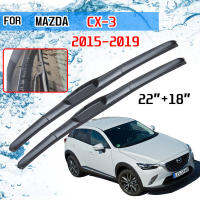 2021For Mazda CX-3 2015 2016 2017 2018 2019 CX3 CX 3 DK Accessories Car Front Windscreen Wiper Blades Brushes Cutter U Type J Hook